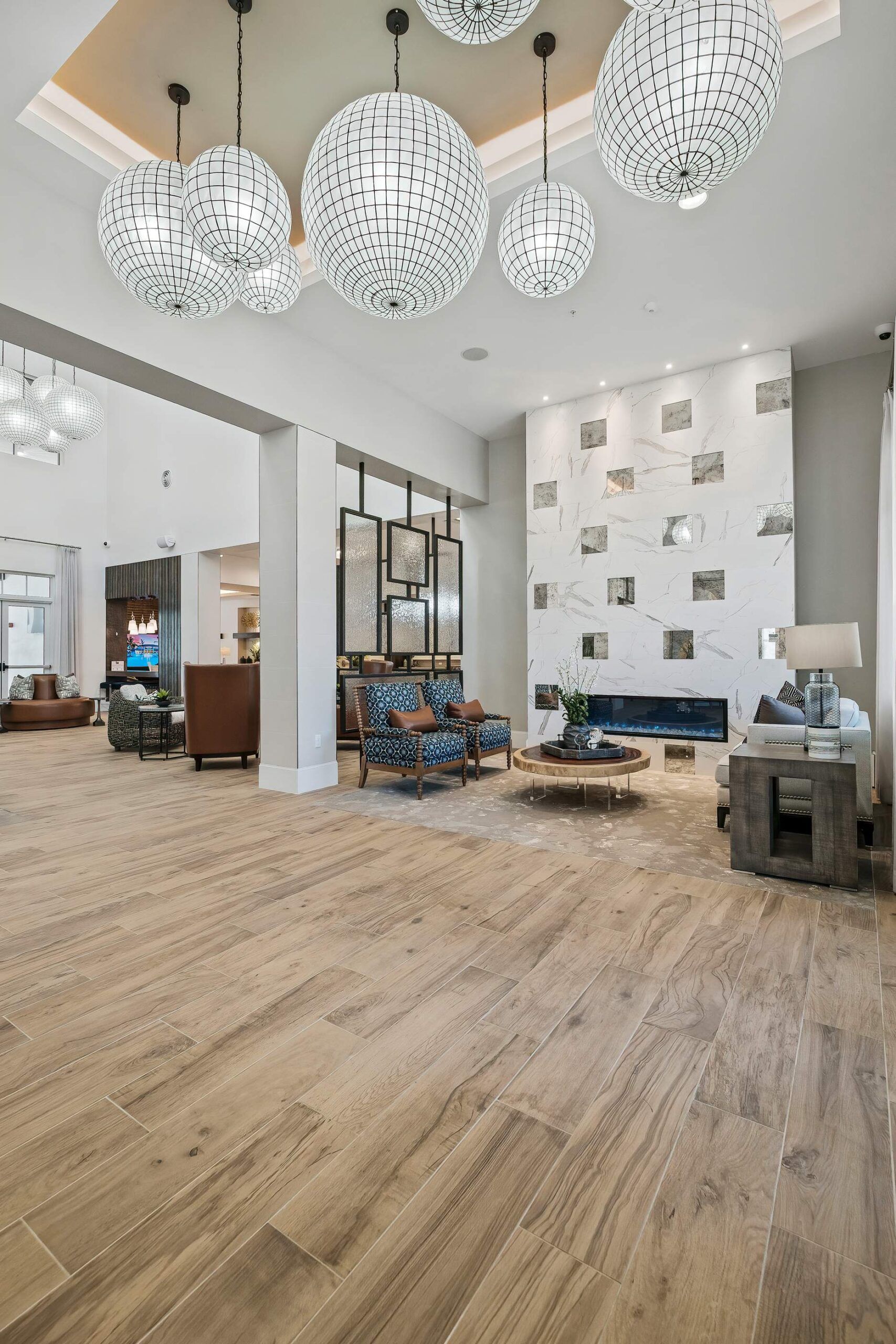 Inspira Naples apartments clubhouse and community space