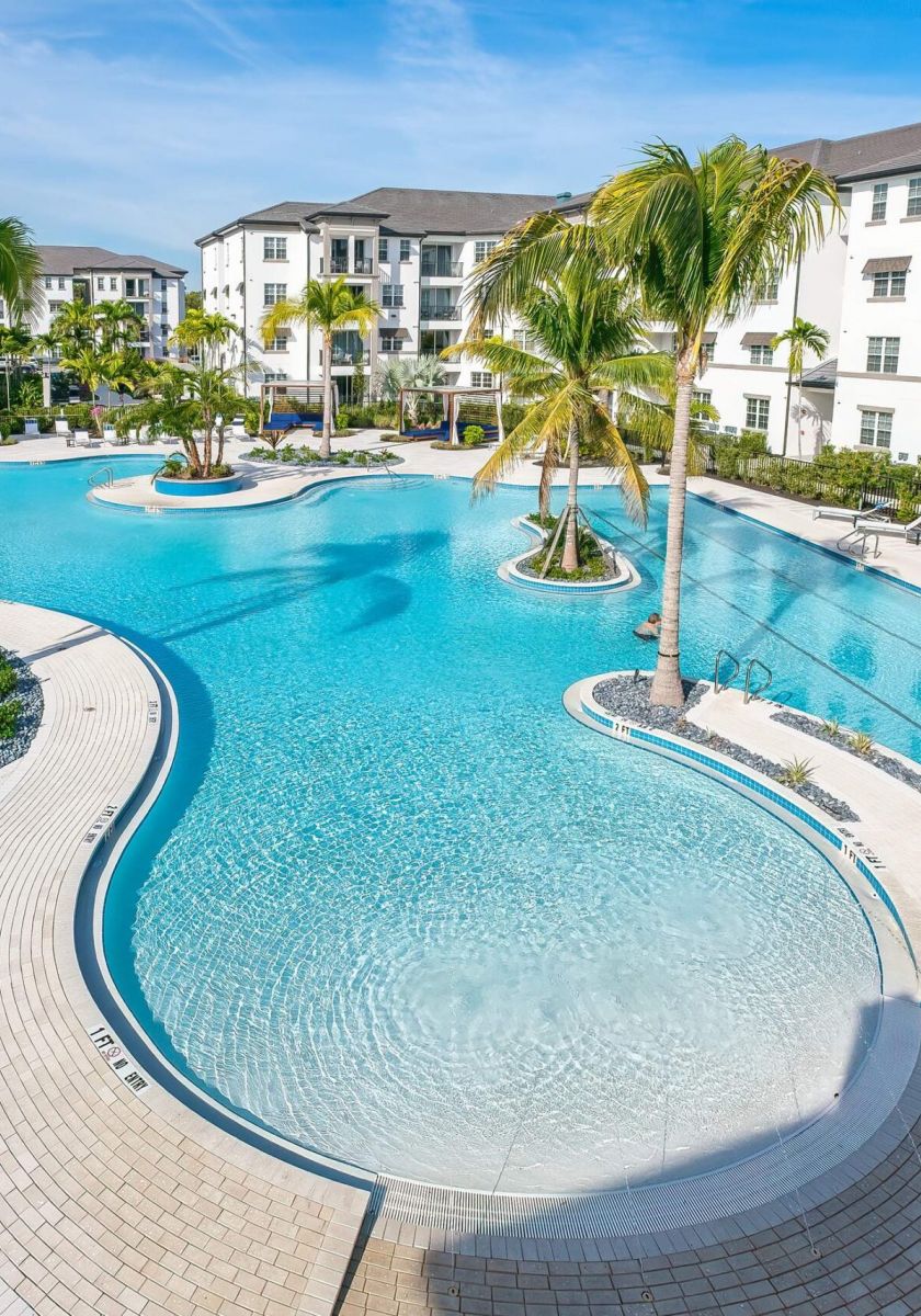 Inspira pool from above